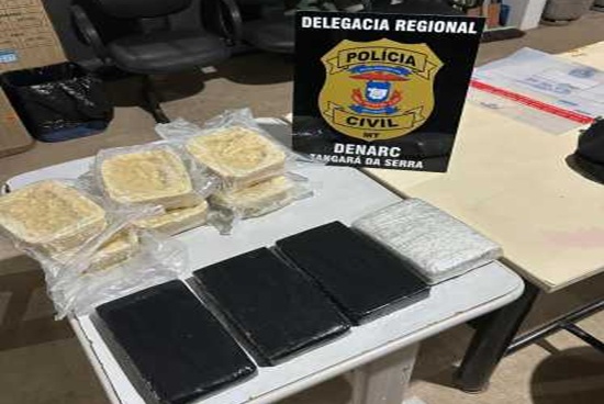 Polícia Civil apreende mais de 10 quilos de drogas em ação integrada na MT-246 