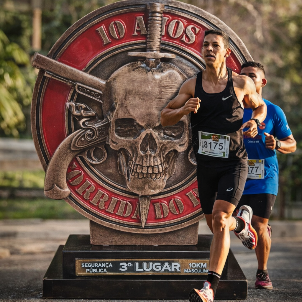 Atleta de Aripuanã conquista 3º lugar na 10ª Corrida do Bope, em Cuiabá 
