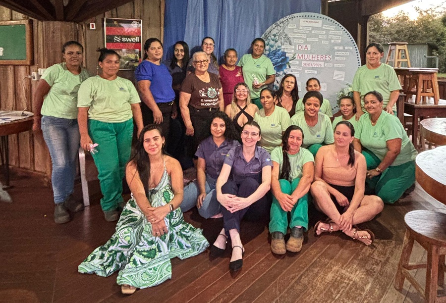 SM Madeiras promove em Aripuanã café da tarde e palestra em homenagem ao Dia Internacional da Mulher 