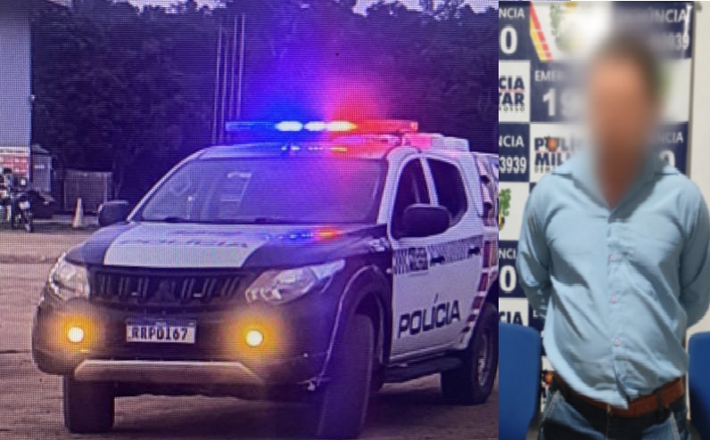 Polícia Militar de Aripuanã cumpre mandado de prisão durante patrulhamento no distrito de Conselvan 