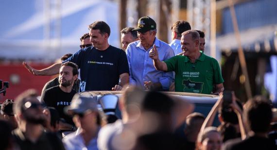 Conversa entre Flávio Bolsonaro e MDB gera burburinho em MT 