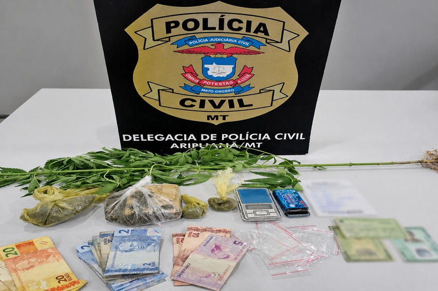 Suspeito de homicídio é preso com drogas durante cumprimento de mandado em Aripuanã 
