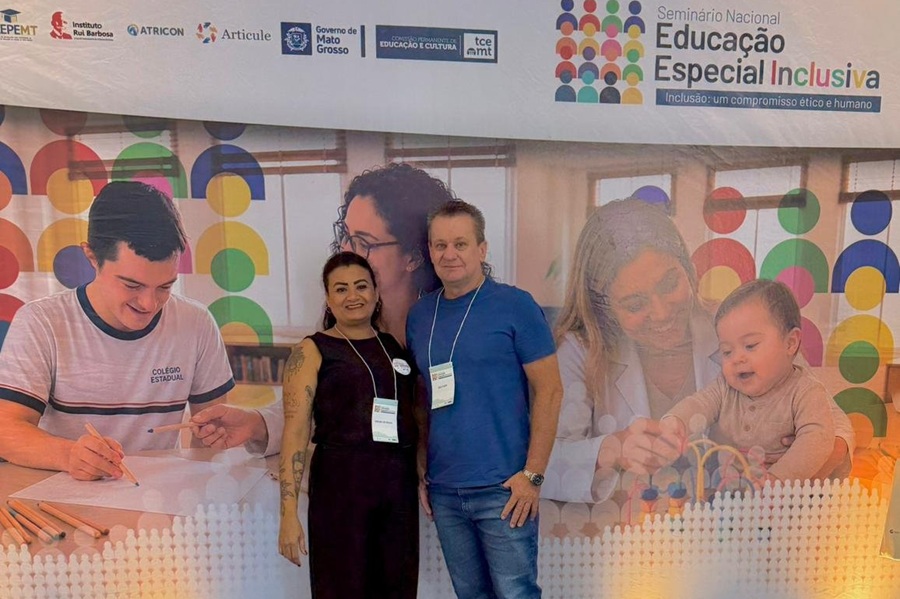 Aripuanã participa de Seminário Nacional sobre Educação Especial Inclusiva em Cuiabá 