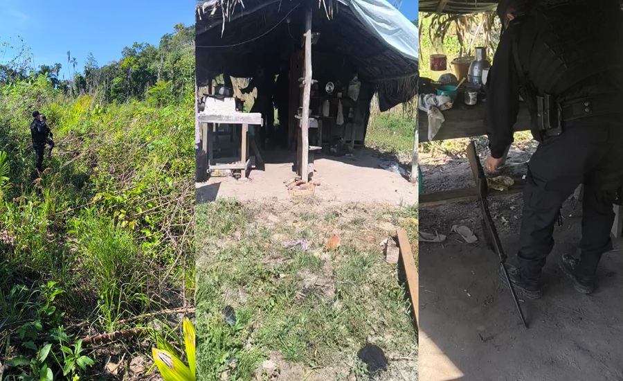 Operação em área sob disputa judicial resulta na detenção de três homens e apreensão de arma artesanal em Aripuanã 