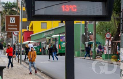 Frente fria derruba temperatura para 13ºC em Mato Grosso 