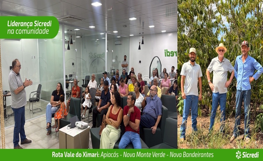 Liderança Sicredi na Comunidade: escuta ativa fortalece relacionamento com associados no Vale do Ximari 