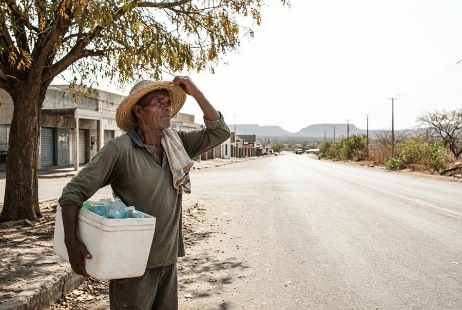 Calor em Mato Grosso avança e leva 63 municípios à faixa dos 40°C no sábado, com alta de 4,5°C na média 